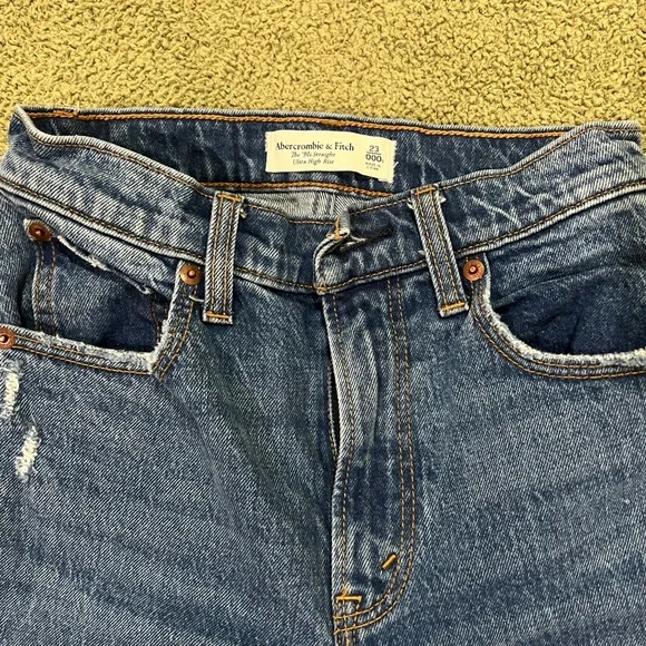 Abercrombie 90s straight ultra high rise 000 (23) short - Picture 3 of 3